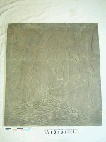 藏品(鯉魚木刻板)的圖片